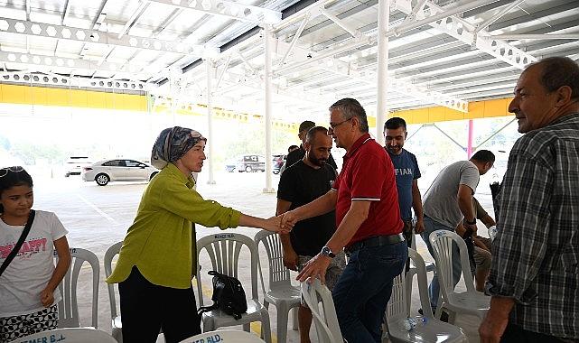 Tekirova pazar yerinde kuralar çekildi Tekirova pazar yerinde kuralar çekildi