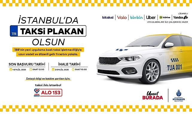Uygulama Bazlı Taksi İçin Yeni İhale 2 Eylül'de