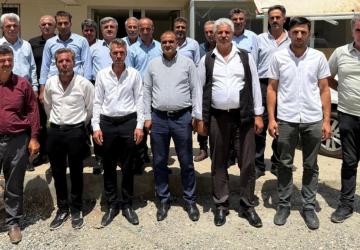 Sincikli 19 köy muhtarı toplantılara katılmayarak Milletvekili İshak Şan’ı protesto etti