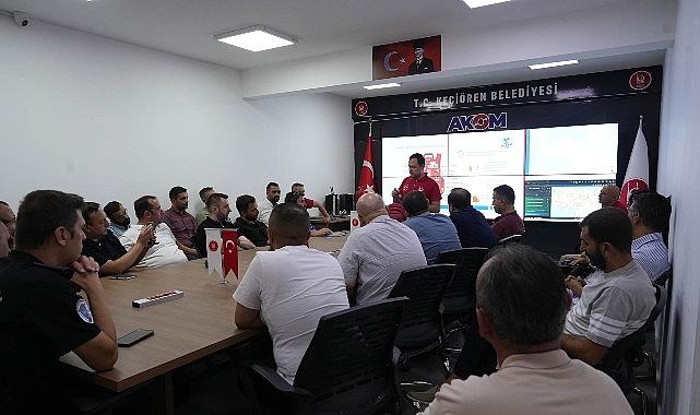 Keçiören Belediyesi personeline afet ve yangın eğitimi Keçiören Belediyesi personeline afet ve yangın eğitimi