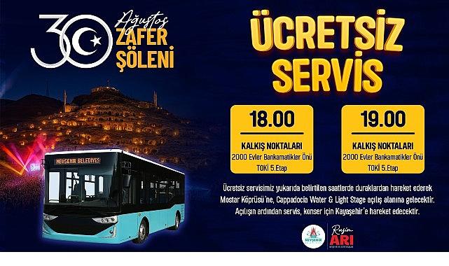 Nevşehir Belediyesi Tarafından Servis Hizmeti Verilecek Nevşehir Belediyesi Tarafından Servis Hizmeti Verilecek
