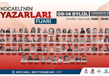 Kocaeli'nin yazarları okurlarıyla buluşuyor