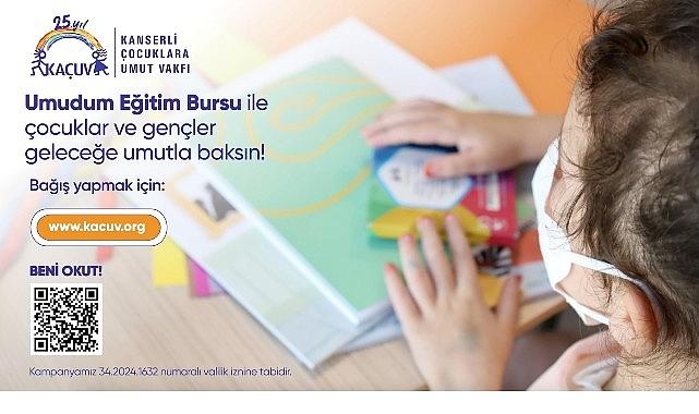KAÇUV “Umudum Eğitim Burs Programı" ile kanser tedavisi gören ve tedavisini tamamlamış çocukların ve gençlerin eğitimleri kesintisiz sürecek!
