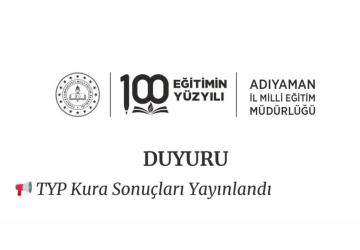 Adıyaman’da TYP kapsamında okullara alınacak temizlik personeli kura sonuçları açıklandı: Tam Liste