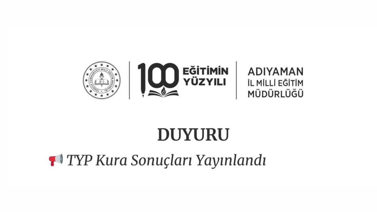 Adıyaman’da TYP kapsamında okullara alınacak temizlik personeli kura sonuçları açıklandı: Tam Liste Adıyaman’da TYP kapsamında okullara alınacak temizlik personeli kura sonuçları açıklandı: Tam Liste