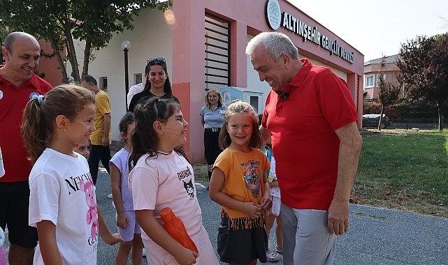 Nilüfer'de çocuklara spor sevgisi aşılanıyor