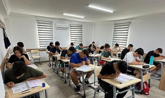 Öğrenciler seviye tespit sınavına girdi
