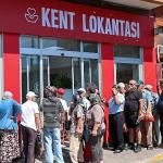 Bir ekmek 15 lira, Buca'da 4 çeşit yemek 50 lira