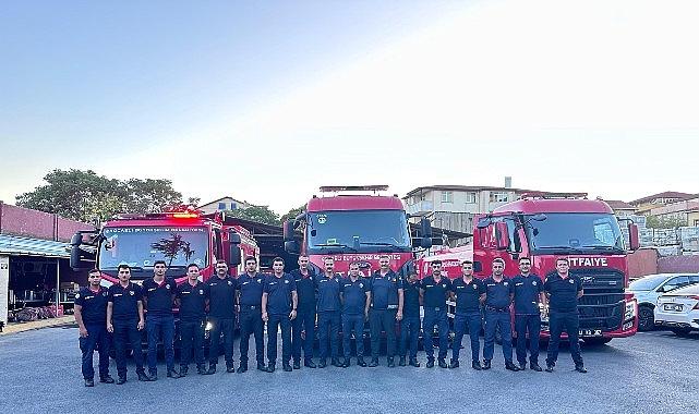 Kocaeli İtfaiyesi Çanakkale'ye gitti