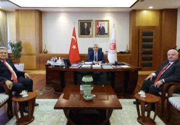 GAP Gazeteciler Birliği’nden Ticaret Bakanı Ömer Bolat’a ziyaret
