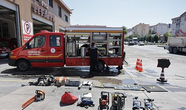 Nevşehir İtfaiyesi, Periyodik Bakım ve Kontrollerini Yapıyor Nevşehir İtfaiyesi, Periyodik Bakım ve Kontrollerini Yapıyor