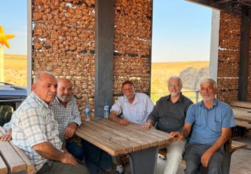 Başkan Kablan, Kızilin’i ziyaret eden vatandaşlarla bir araya geldi