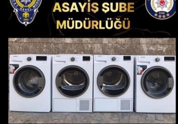 Depremzedelerin çamaşır makinelerini çalan şüpheliler yakalandı