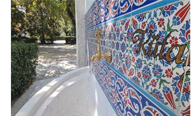 Kültürpark'ın tarihi çeşmesi 94'üncü İEF'ye hazır