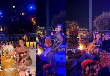 Melisa Özmen'e doğum gününde güller yağdı