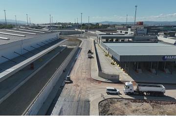 Railport'un çevre yolları asfaltlanıyor