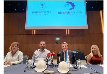 Mühendis TEK-SEN Enerji ve Ulaştırma sendikalarından ortak çağrı: “Mesleki güvence için acilen 'Mühendislik Meslek Kanunu' çıkartılmalı"