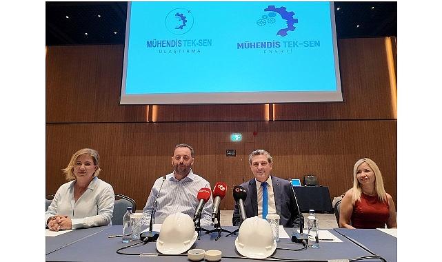 Mühendis TEK-SEN Enerji ve Ulaştırma sendikalarından ortak çağrı: “Mesleki güvence için acilen 'Mühendislik Meslek Kanunu' çıkartılmalı"