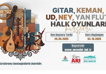 Güzel Sanatlar Merkezi'mizin Yeni Dönem Kurslarını Kaçırmayın