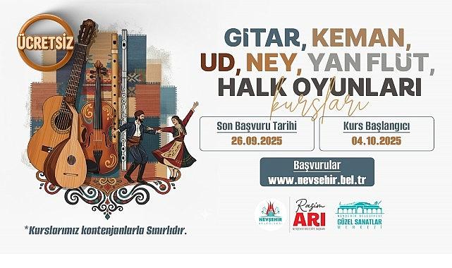 Güzel Sanatlar Merkezi'mizin Yeni Dönem Kurslarını Kaçırmayın