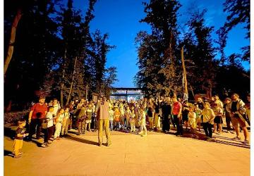 Ormanya'da çocuklara özel gece yürüyüşü