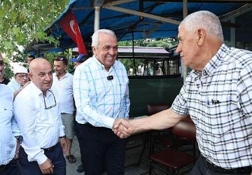 Başkan Şadi Özdemir, Akçalar Mahallesi'nde vatandaşlarla buluştu