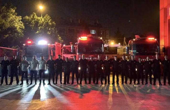 Konya, Bursa’ya Destek İçin Yola Çıktı Konya, Bursa’ya Destek İçin Yola Çıktı