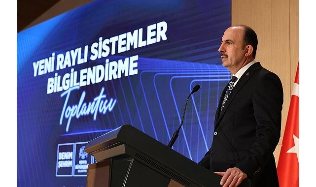 Başkan Altay: “Şehrimiz Kuzeyden Güneye, Doğudan Batıya Raylı Sistemlerle Donatılacak" Başkan Altay: “Şehrimiz Kuzeyden Güneye, Doğudan Batıya Raylı Sistemlerle Donatılacak"