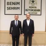 Büyükelçi Khaydarov, Konya Büyükşehir’i Ziyaret Etti