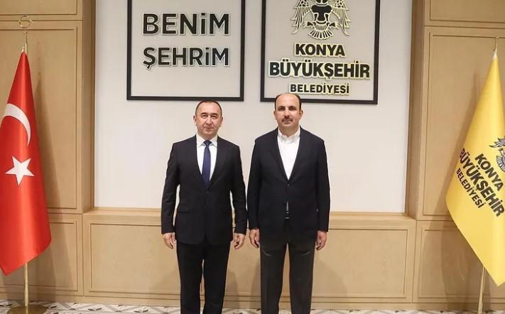 Büyükelçi Khaydarov, Konya Büyükşehir’i Ziyaret Etti