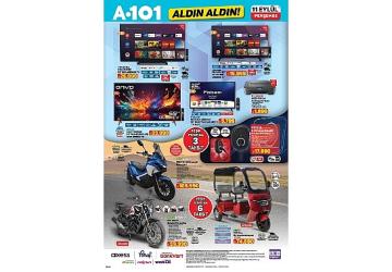 11 Eylül'de A101'den Motosiklet ve Şarj İstasyonu Fırsatları