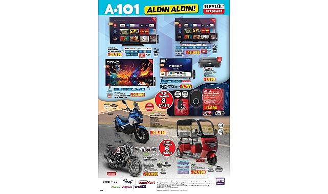 11 Eylül'de A101'den Motosiklet ve Şarj İstasyonu Fırsatları