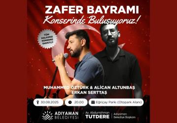 Adıyaman Belediyesi’nden Zafer Bayramı Konseri