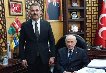 Başkan Önat, Bahçeli ile özel olarak görüştü