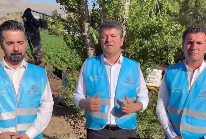 Göreve Dönen Başkan Tutdere’den İlk İnceleme Havşeri İsale Hattı’na Göreve Dönen Başkan Tutdere’den İlk İnceleme Havşeri İsale Hattı’na