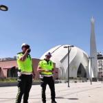 Adıyaman’da, drone destekli trafik denetimi devam ediyor