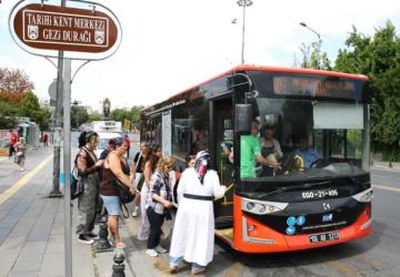 Başkent Kültür Turu Otobüsleri Ankara Sokaklarında