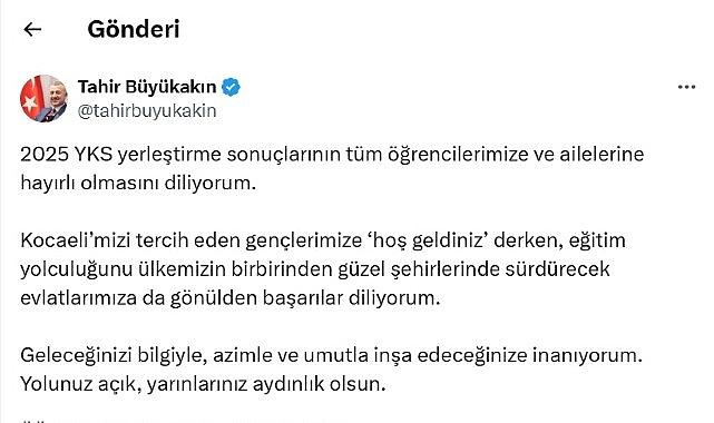 Büyükakın üniversiteyi kazanan öğrencileri tebrik etti Büyükakın üniversiteyi kazanan öğrencileri tebrik etti