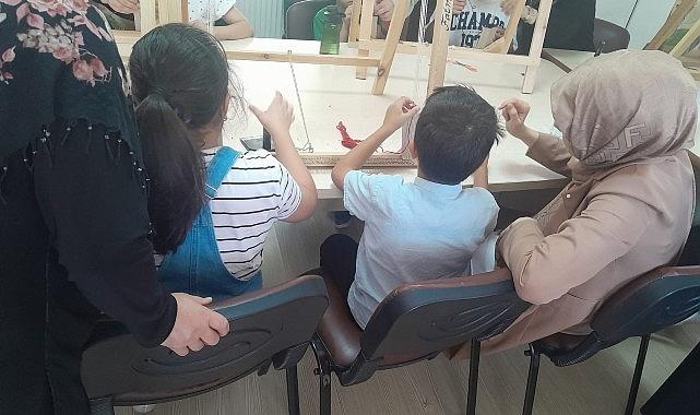 Çocukları Halı Dokuma Atölyesi'nde Ağırladık