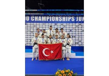 Osmangazi Belediyespor'un judocusu Avrupa kürsüsünde