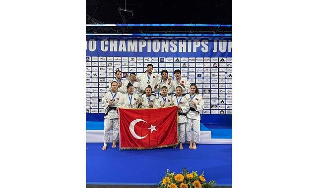 Osmangazi Belediyespor'un judocusu Avrupa kürsüsünde