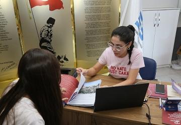 Edremit Belediyesi tercih döneminde adayların yanında