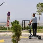 Kahveci Dağı'nda Scooterli Güvenlik Görevlileri