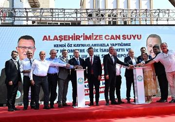 Alaşehir'in Dev Altyapı Yatırımı Tamamlandı