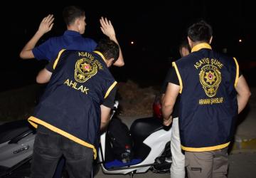 Adıyaman’da polis ekiplerince uygulama yapıldı