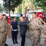 Adıyaman’da jandarma personeline rütbe rerfi töreni düzenlendi