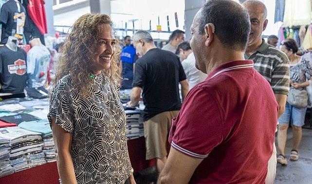 Başkan Ünsal'dan pazar yeri ziyareti