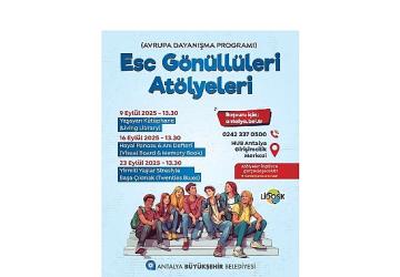 ESC Gönüllüleri Atölyeleri 'ne başvurular başladı