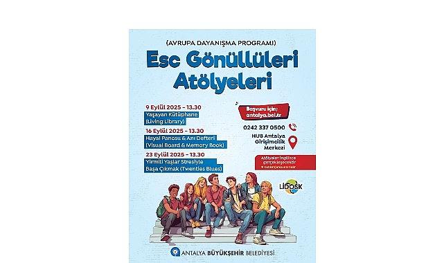 ESC Gönüllüleri Atölyeleri 'ne başvurular başladı ESC Gönüllüleri Atölyeleri 'ne başvurular başladı