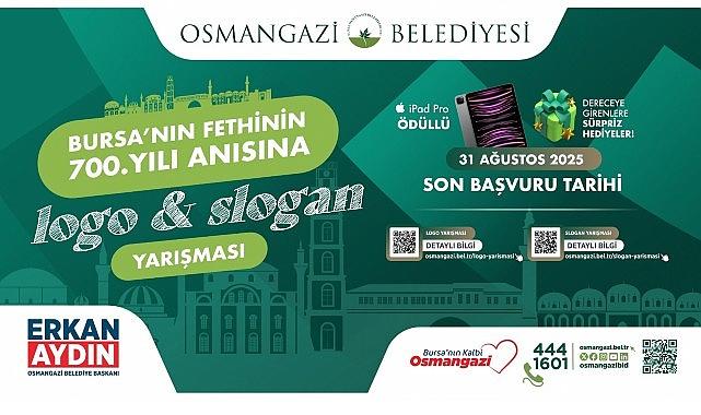 Osmangazi Belediyesi'nden fethin 700'üncü yılına özel logo ve slogan yarışması Osmangazi Belediyesi'nden fethin 700'üncü yılına özel logo ve slogan yarışması